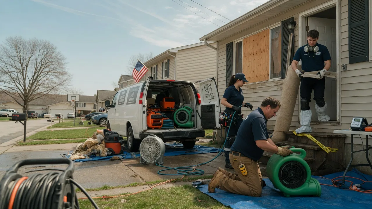 Water Damage Restoration in Ben Franklin, TX near me